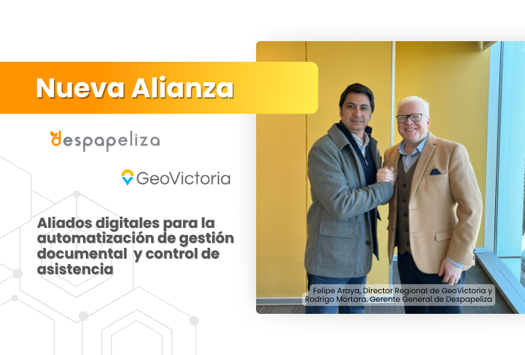 GeoVictoria y Despapeliza unen fuerzas para innovar en gestión documental