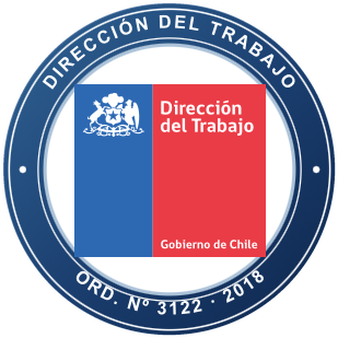 Sello Dirección del Trabajo — Ord. N° 3122-2018