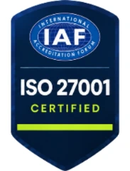 ISO/IEC 27001 Certified